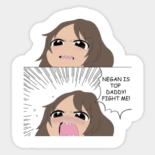 Angry Misa Sticker